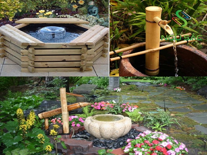 DIY thác nước sân vườn